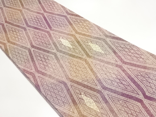 JAPANESE FUKURO OBI / PULP CLOTH / WOVEN RHOMBUS
